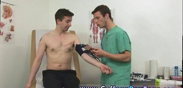  Mature doctor gay clinic and uncut male medical exam porn video There